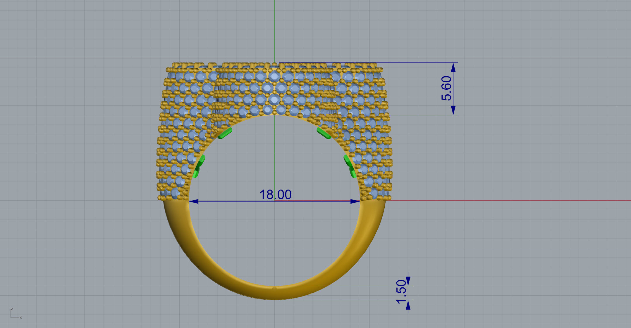 Cross Ring New 1 3D print model_14