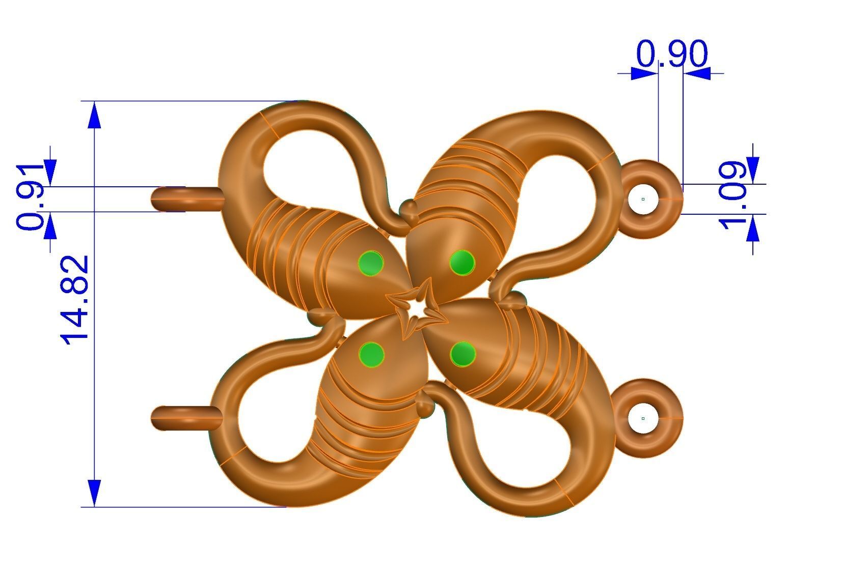 BEST SOLD UNIQUE FISH CHAIN YOU NEVER SEEN  3D print model_8