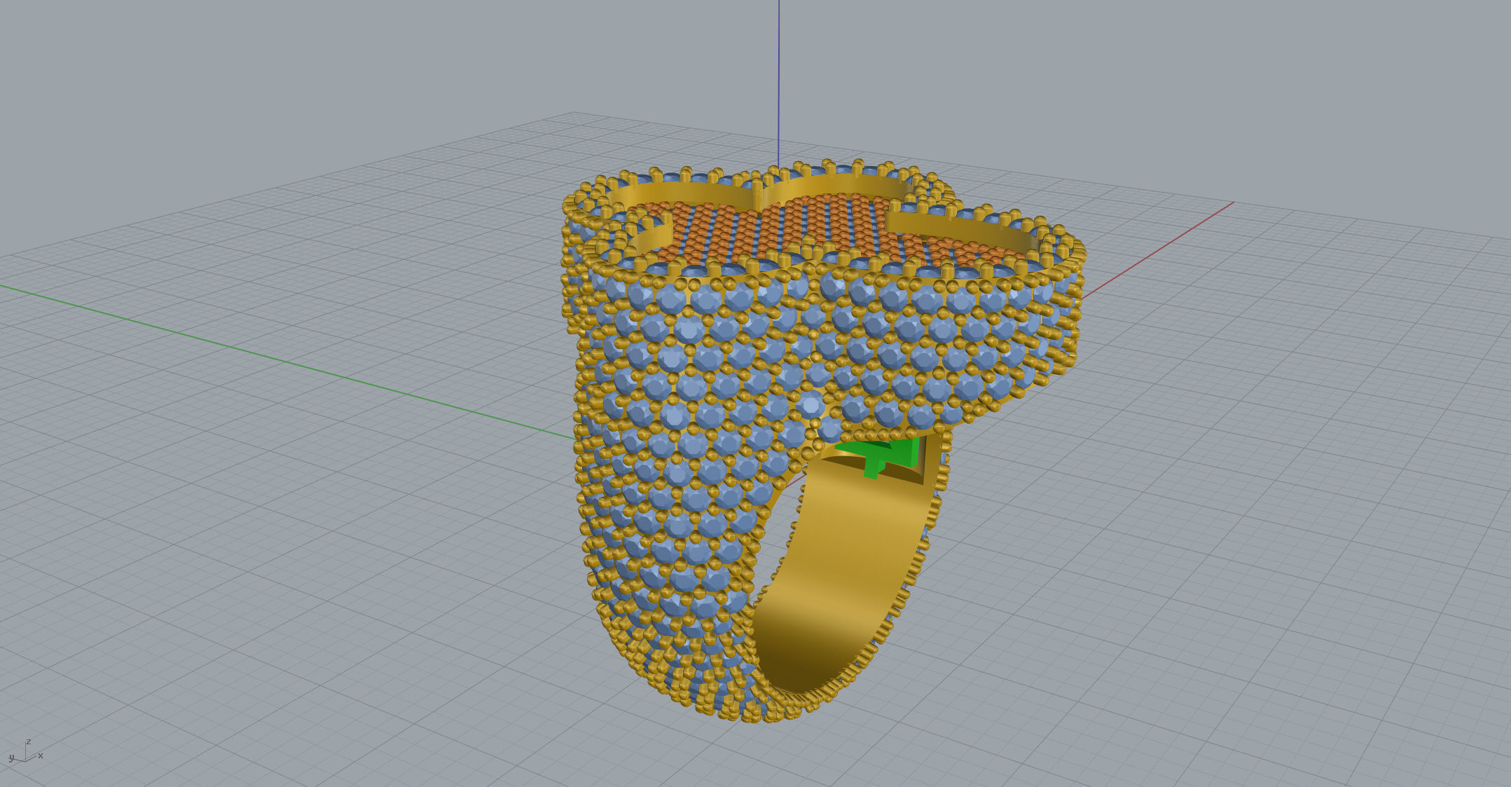 Cross Ring New 2 3D print model_9