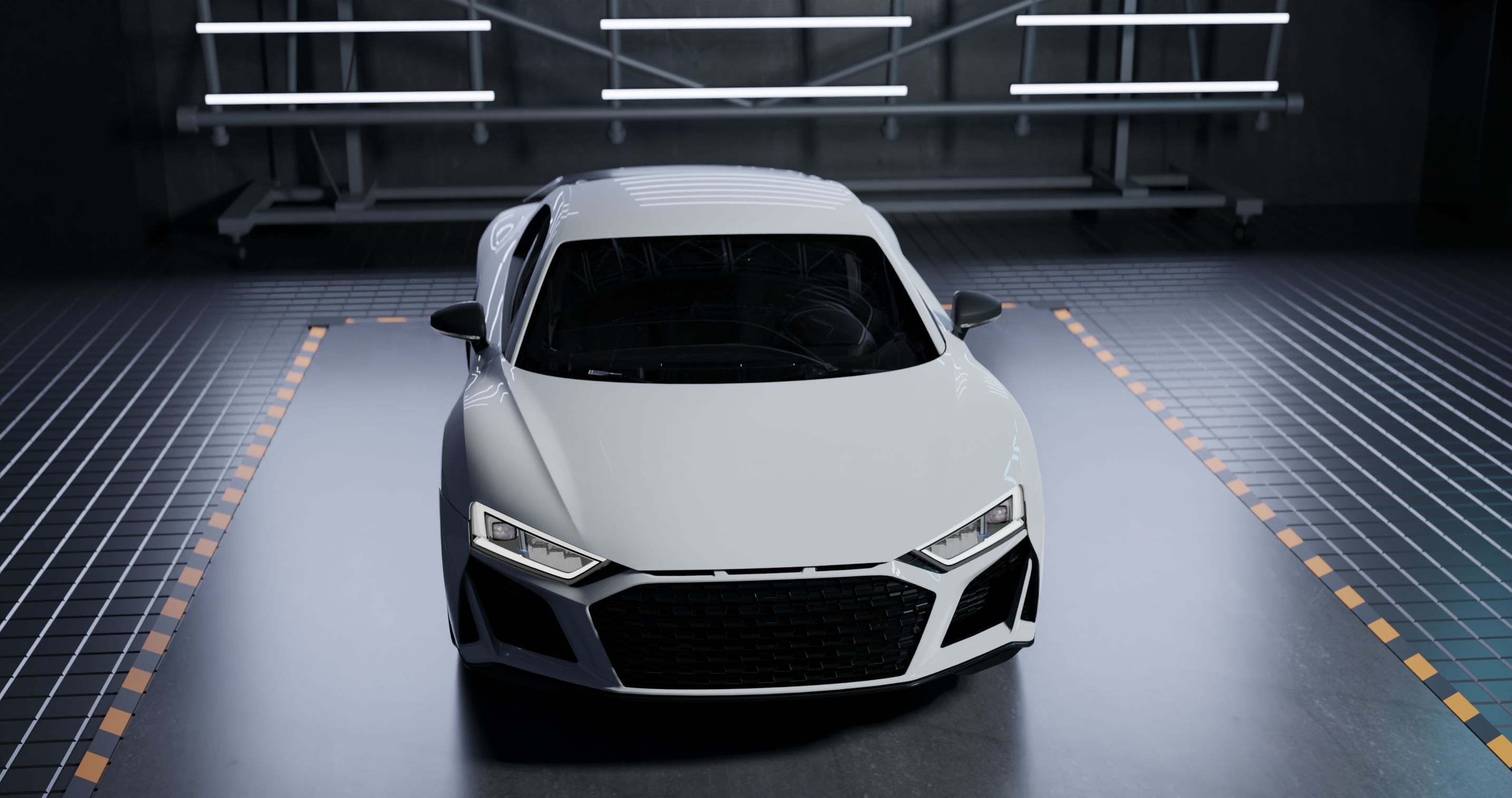 Audi R8 Realistic Unreal Engine 5 Game Ready 3D model_12