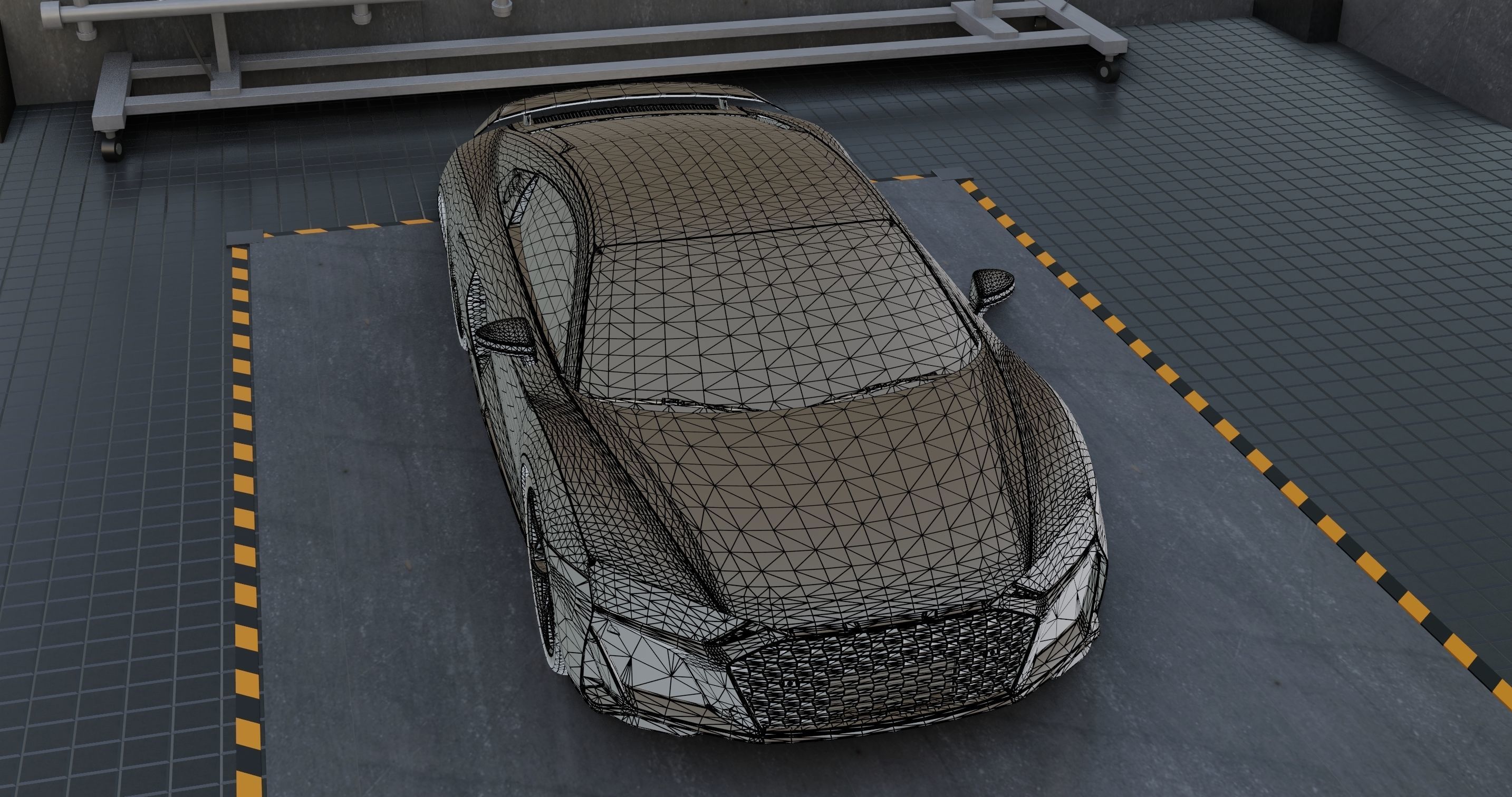 Audi R8 Realistic Unreal Engine 5 Game Ready 3D model_6