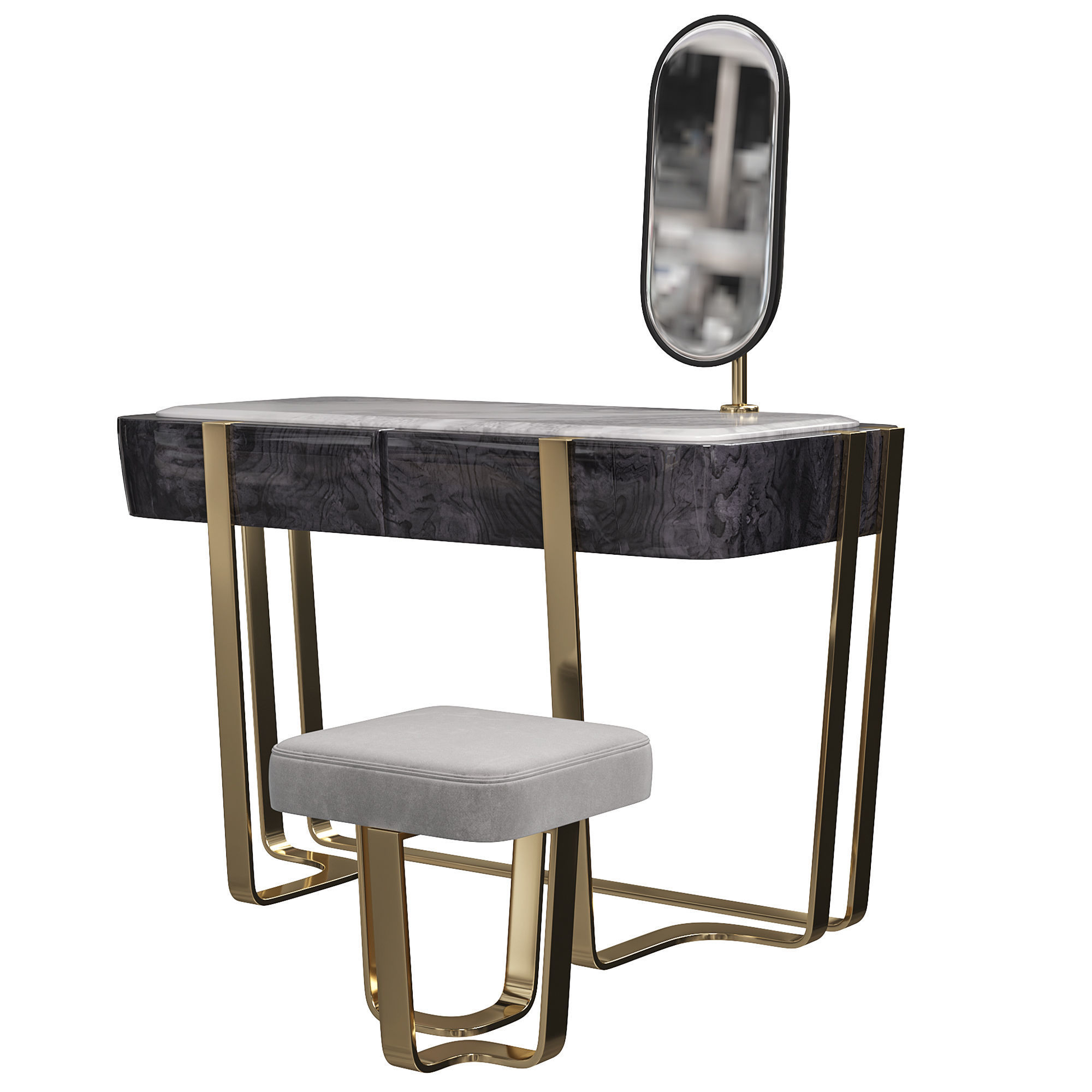 Charisma tualetnyy stolik By giorgiocollection 3D model_2