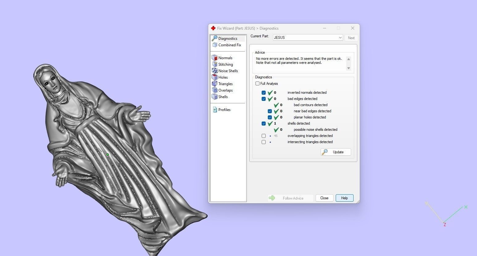 JESUS PENDANT 3D model_3