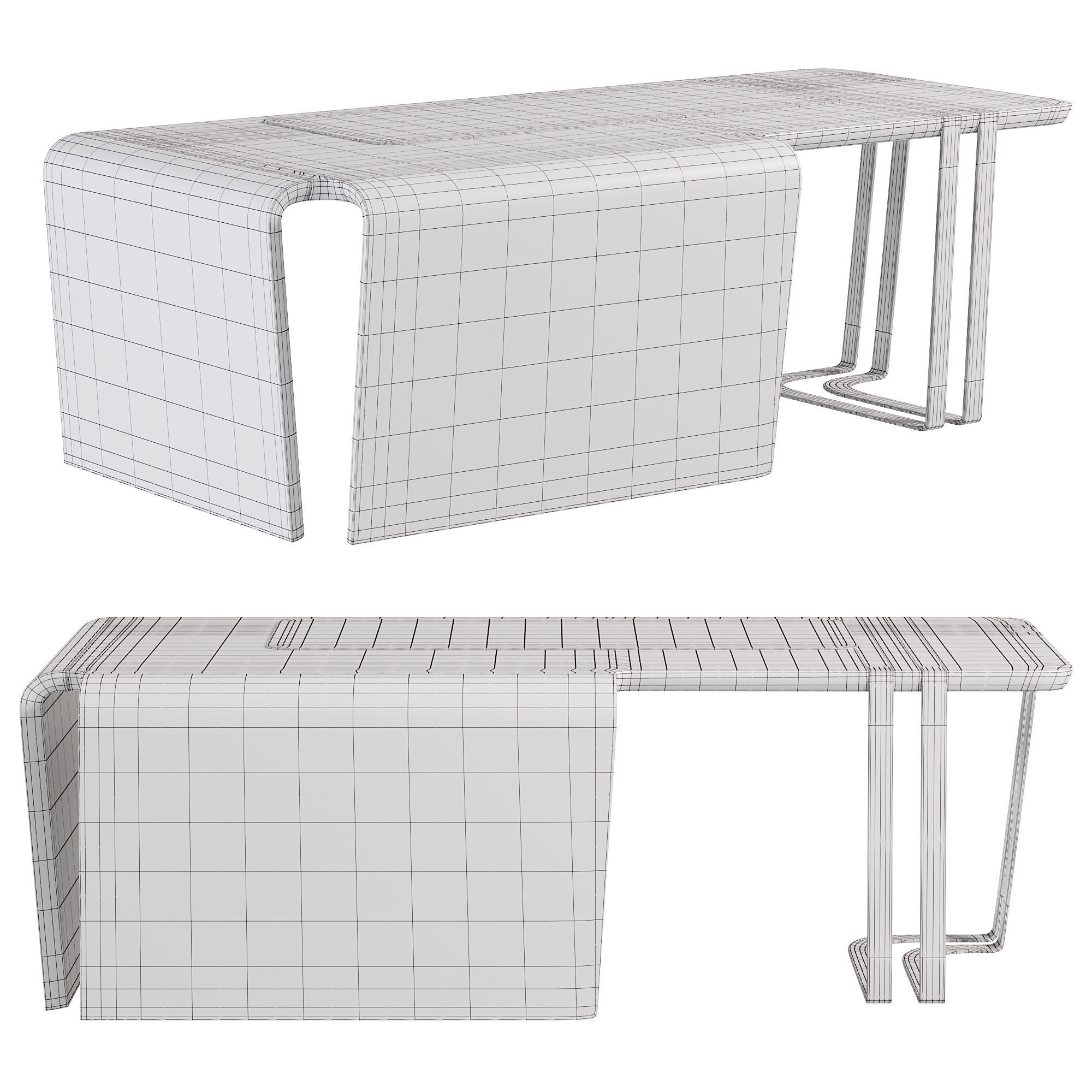 CHARISMA pismennyy table Giorgiocollection 3D model_3