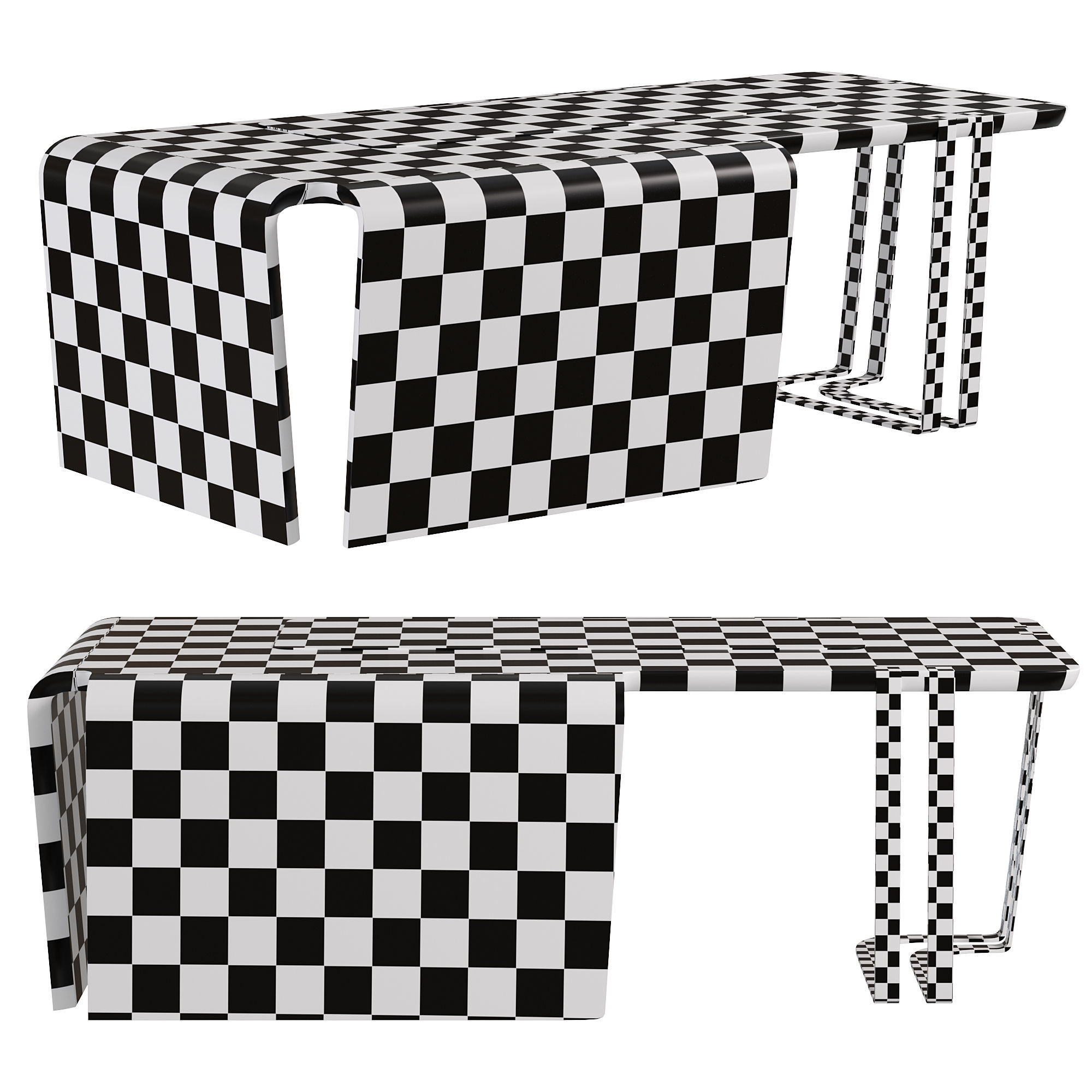 CHARISMA pismennyy table Giorgiocollection 3D model_4