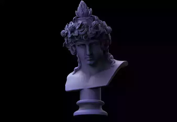 Antinous as Dionysus 3D print model