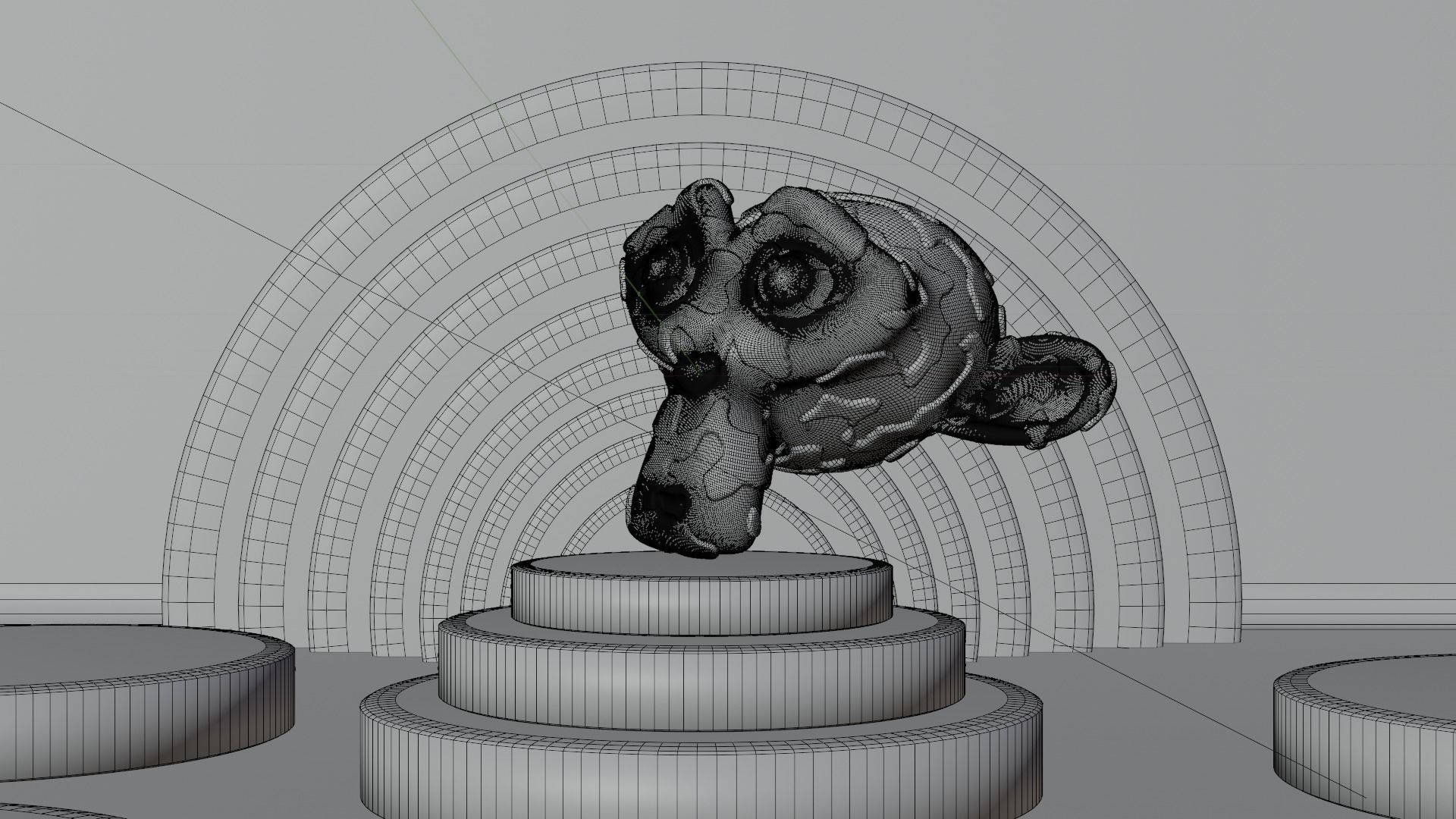 Minimal abtract artwork Free low-poly 3D model_2