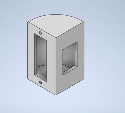 Ring Doorbell 2nd Gen 90 degree Wedge 3D print model_2