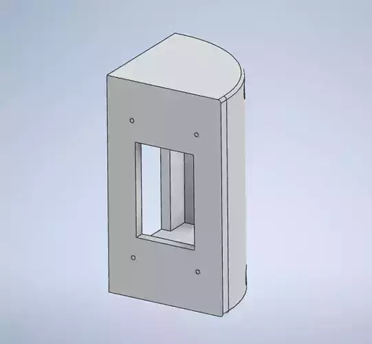 Ring Doorbell 2nd Gen 90 degree Wedge 3D print model
