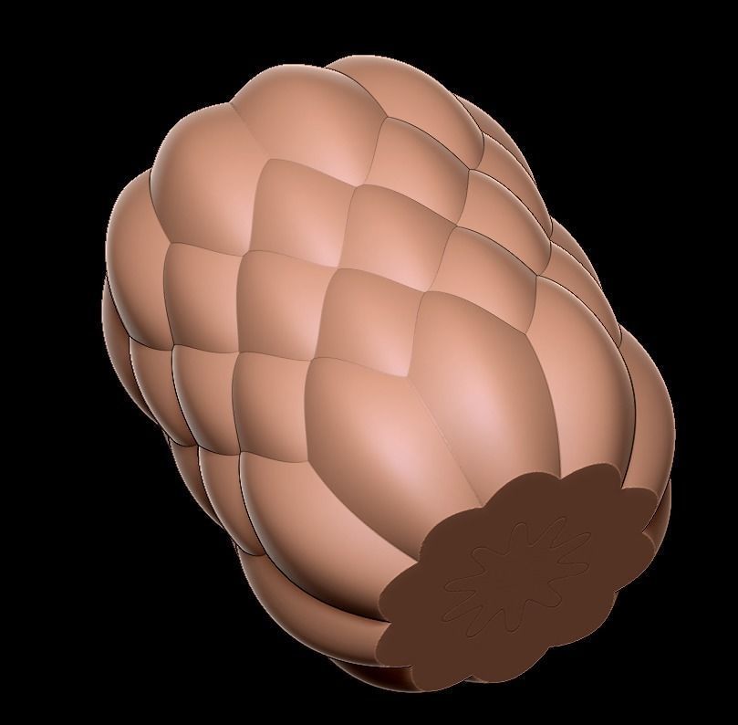 Pot minimal modern decor 3D print model_8