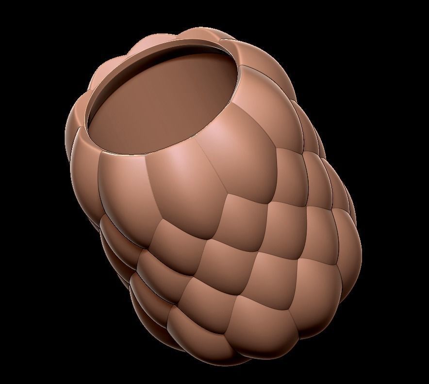 Pot minimal modern decor 3D print model_41