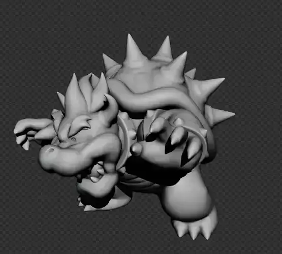 Bowser Statue