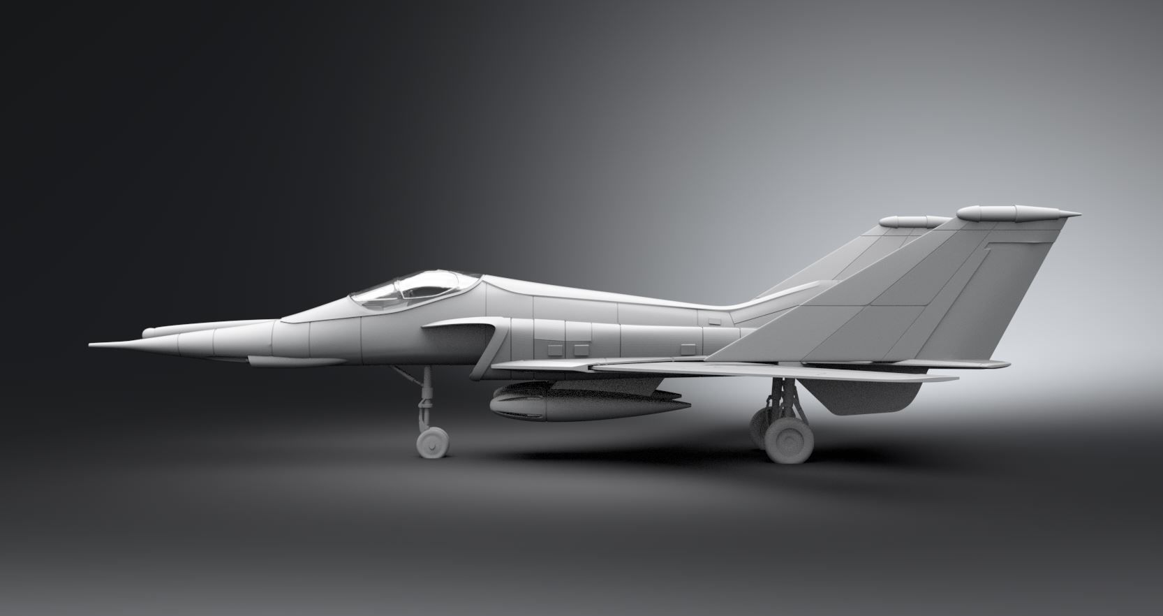 Mig242 Flamefox Scale model 3D print model_1