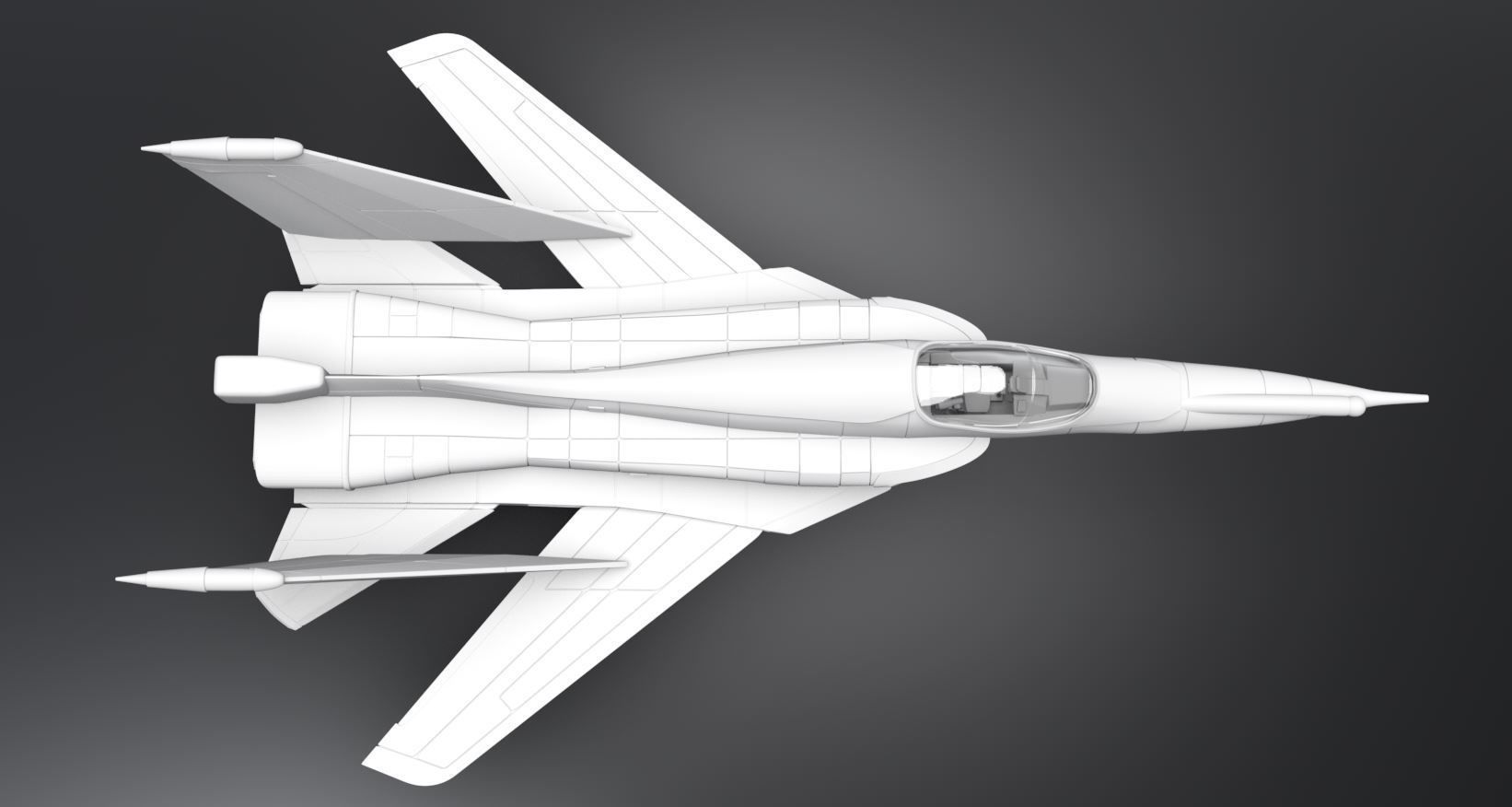 Mig242 Flamefox Scale model 3D print model_3