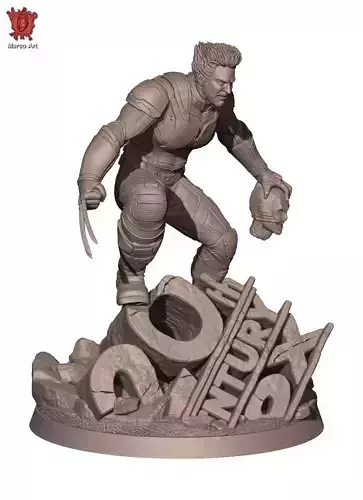 Wolverine 3D stl file 3D print model