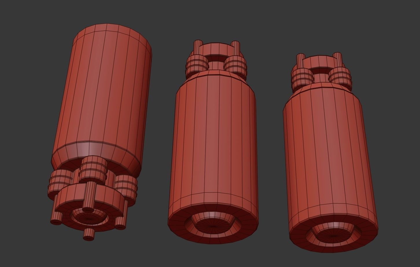 Sci-Fi Teleport Grenade Low-poly 3D model_15