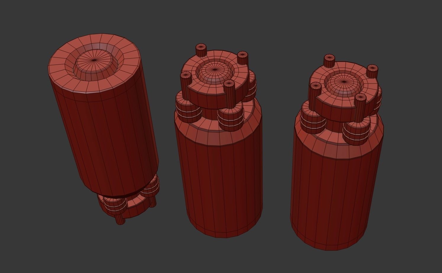 Sci-Fi Teleport Grenade Low-poly 3D model_13