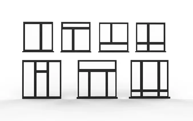 windows 3D model
