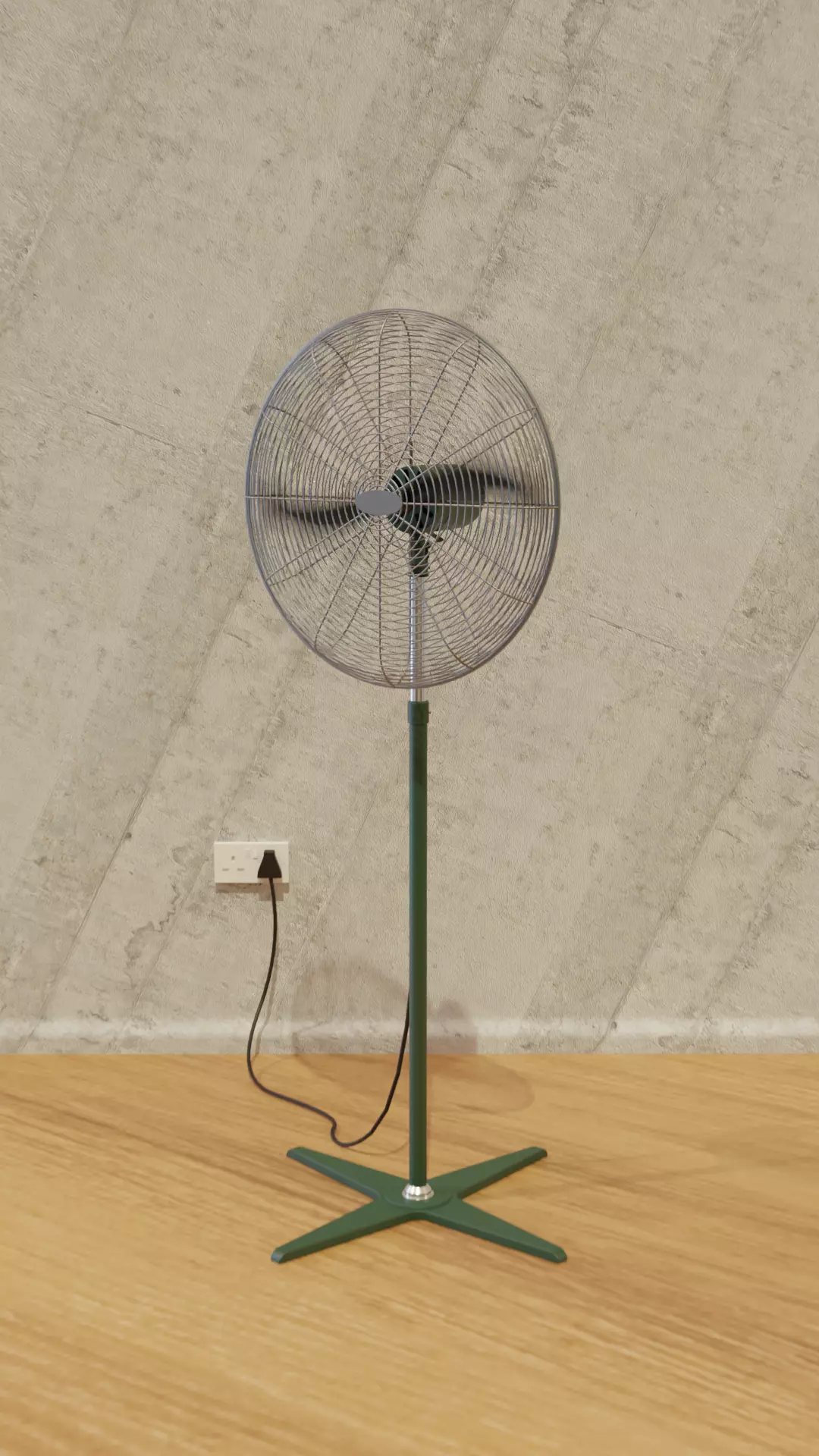 Ox Standing Fan 3D model_0
