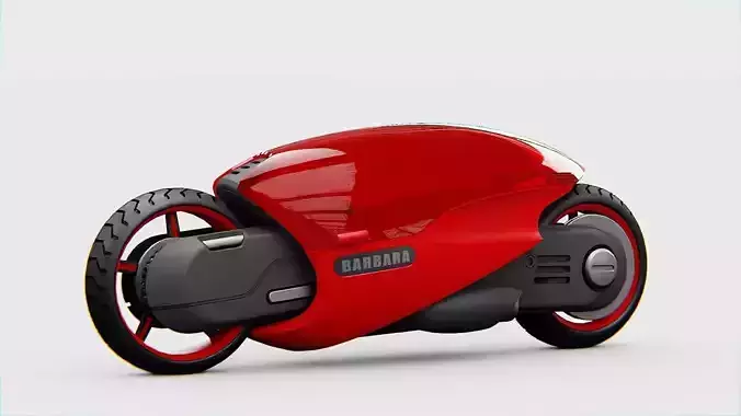 CONCEPT BIKE DS-500   RIGGED 3D model