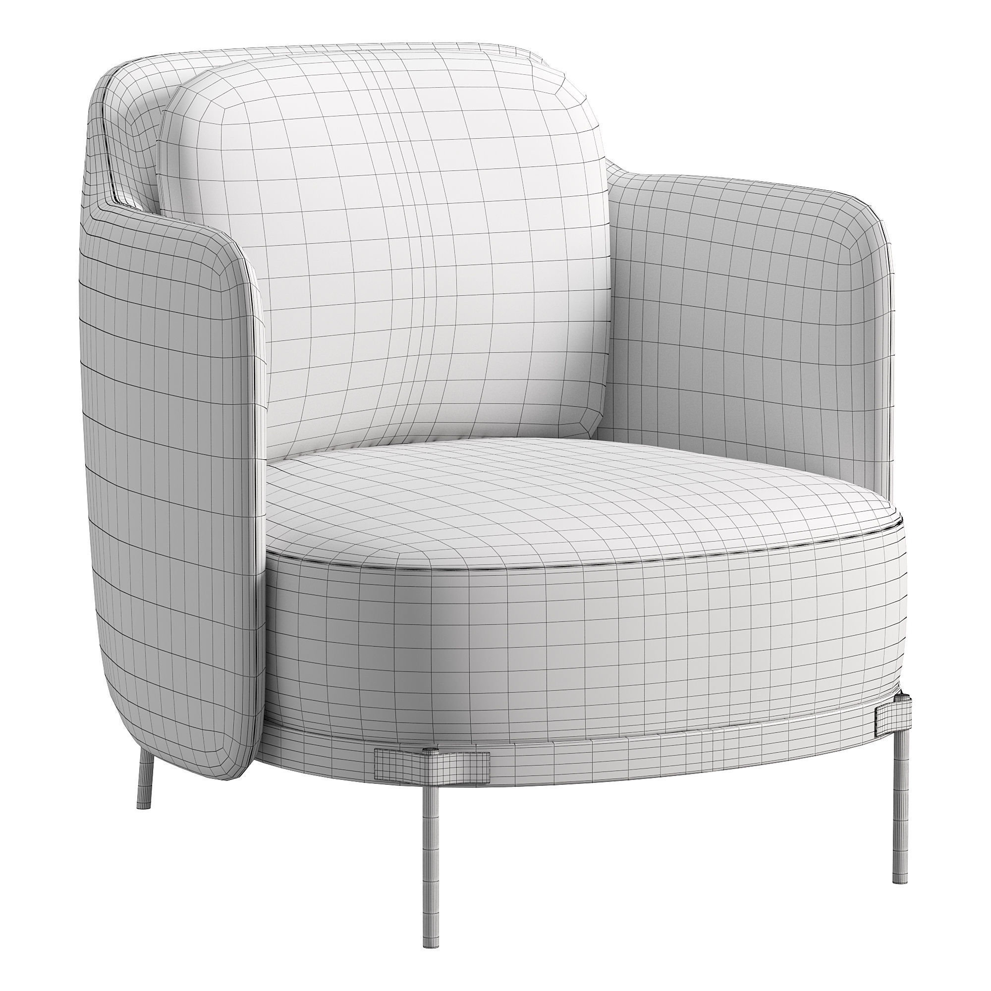 Tape chair 3D model | CGTrader
