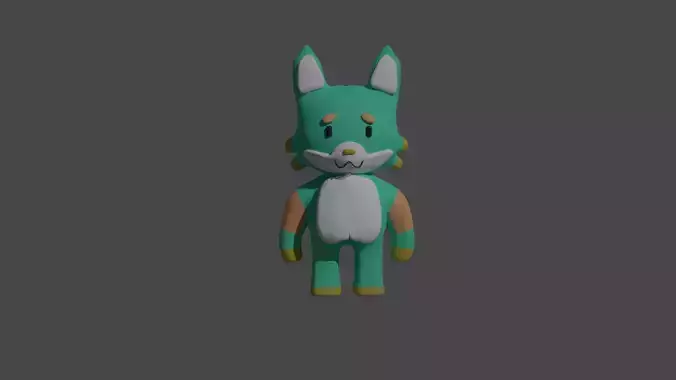 Cat low-poly