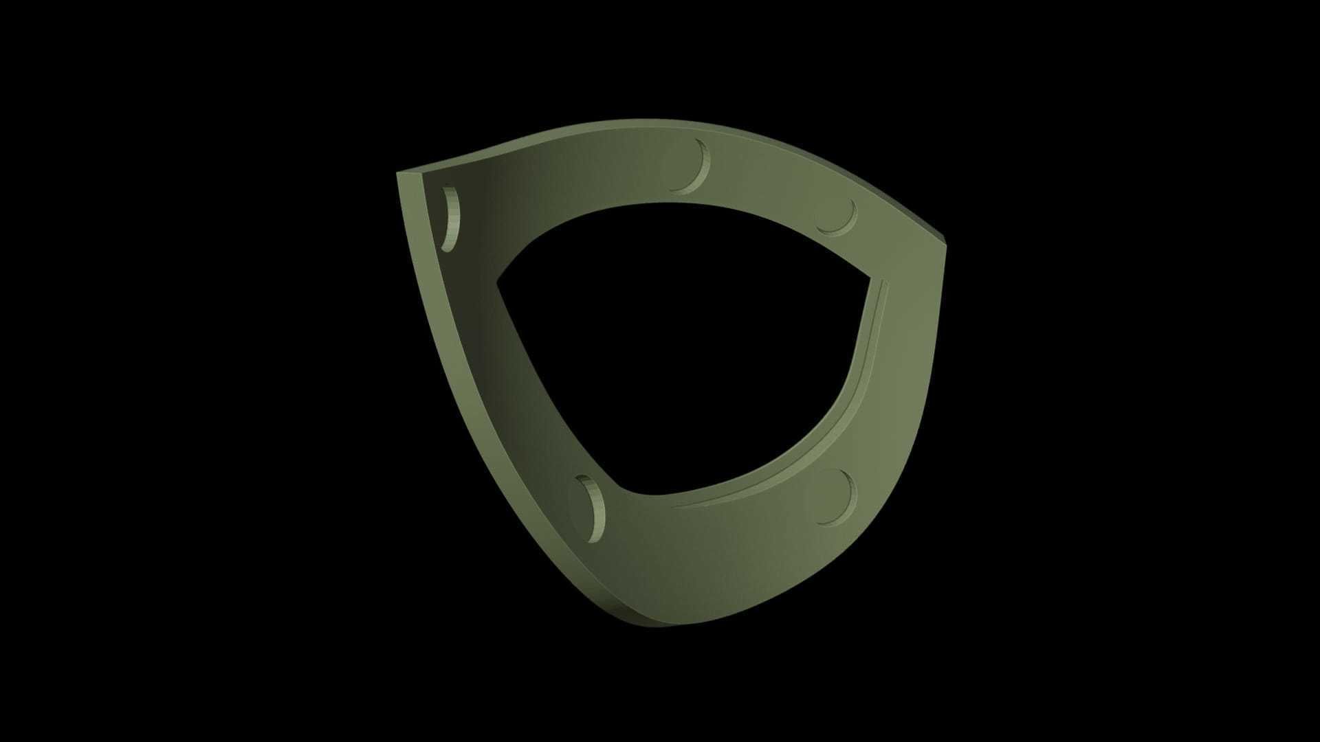 peter b parker faceshell v2 3D print model_3