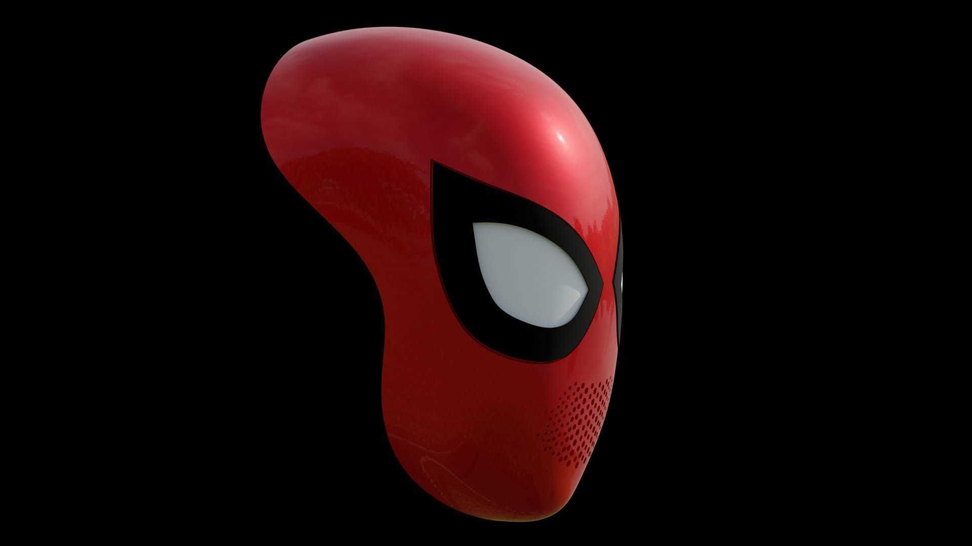 peter b parker faceshell v2 3D print model_1