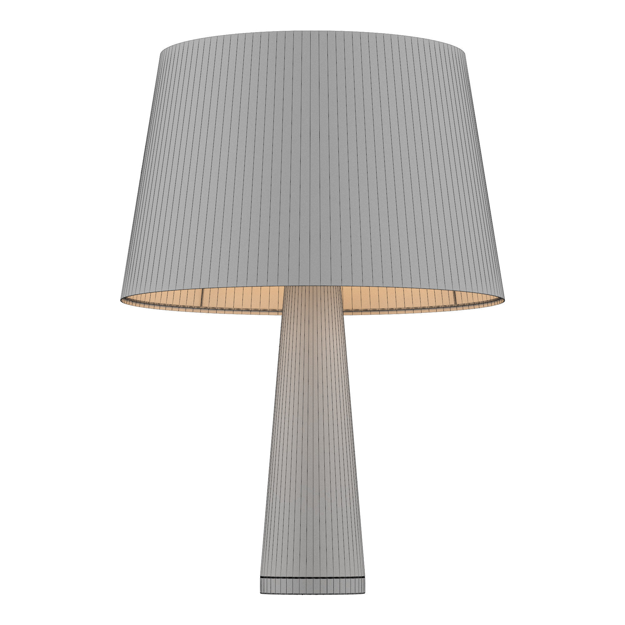 MARBLE CONE LAMP 3D model_4