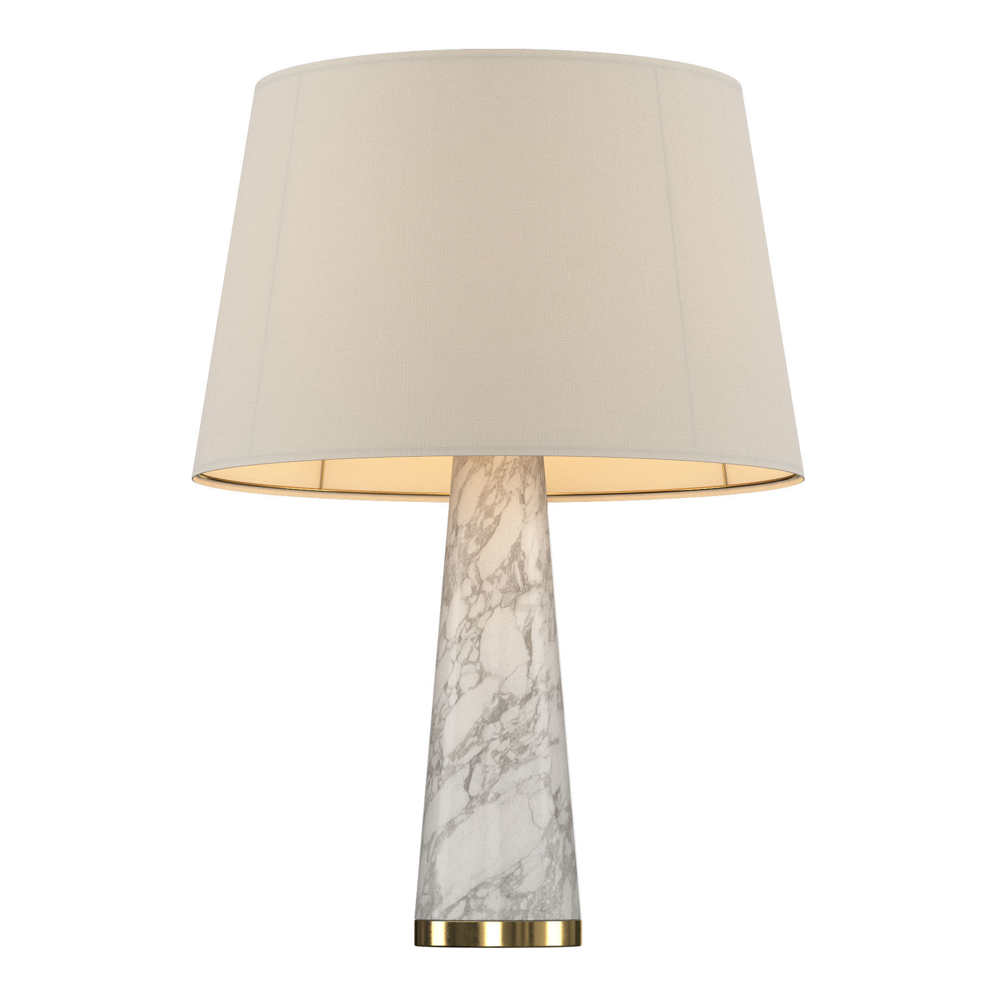 MARBLE CONE LAMP 3D model_3