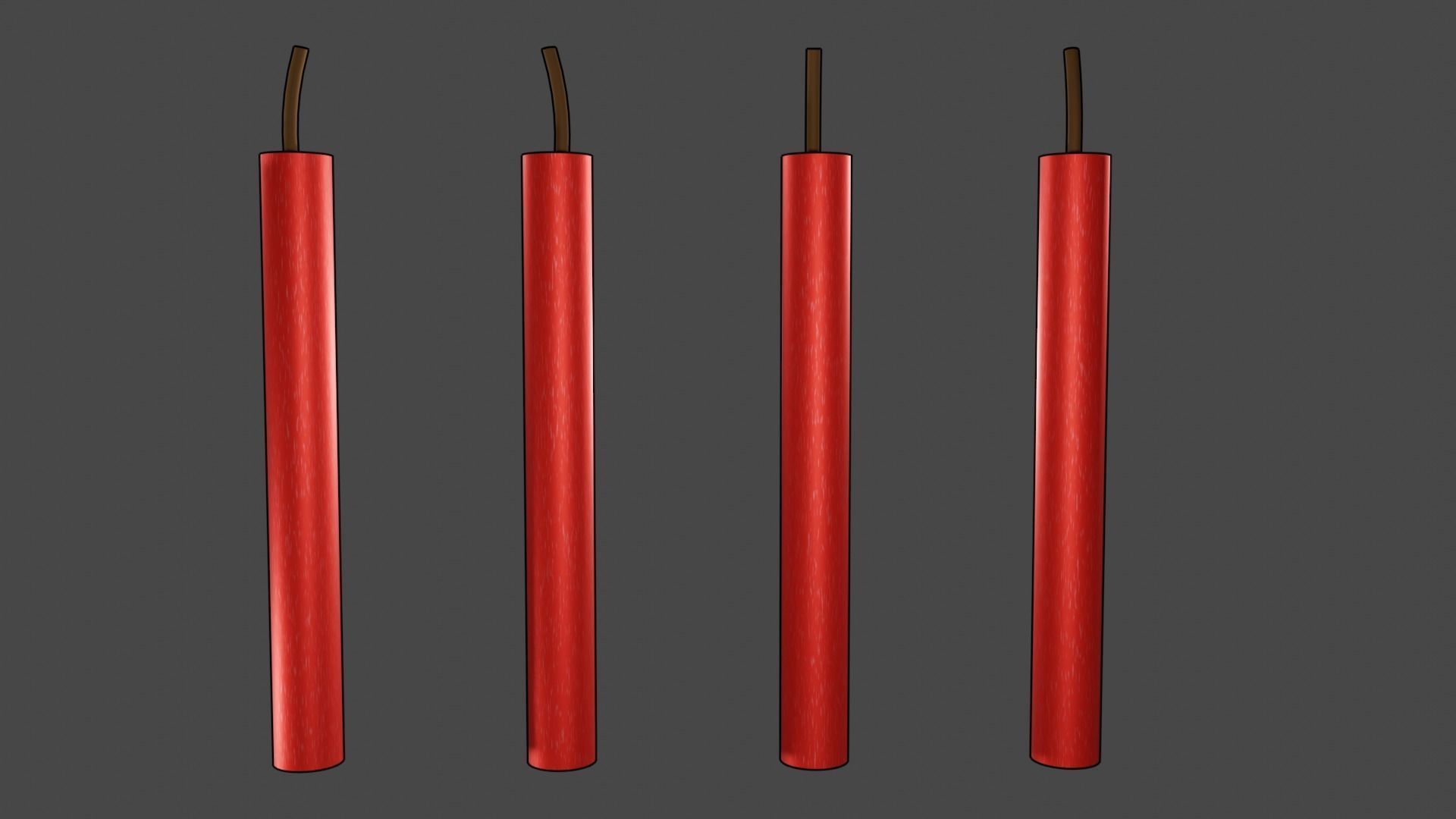 Comic Dynamite 3D model_7
