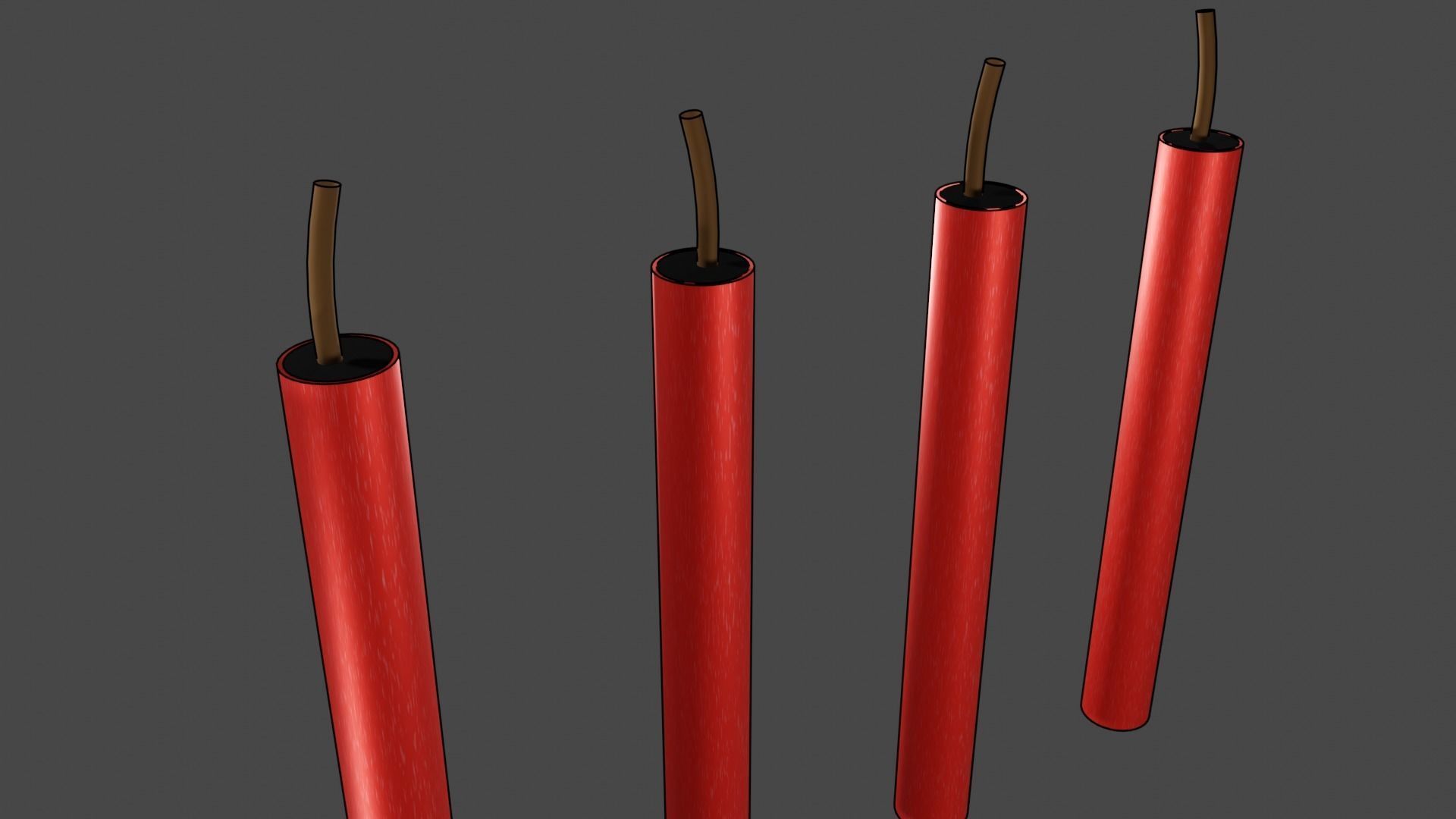 Comic Dynamite 3D model_8