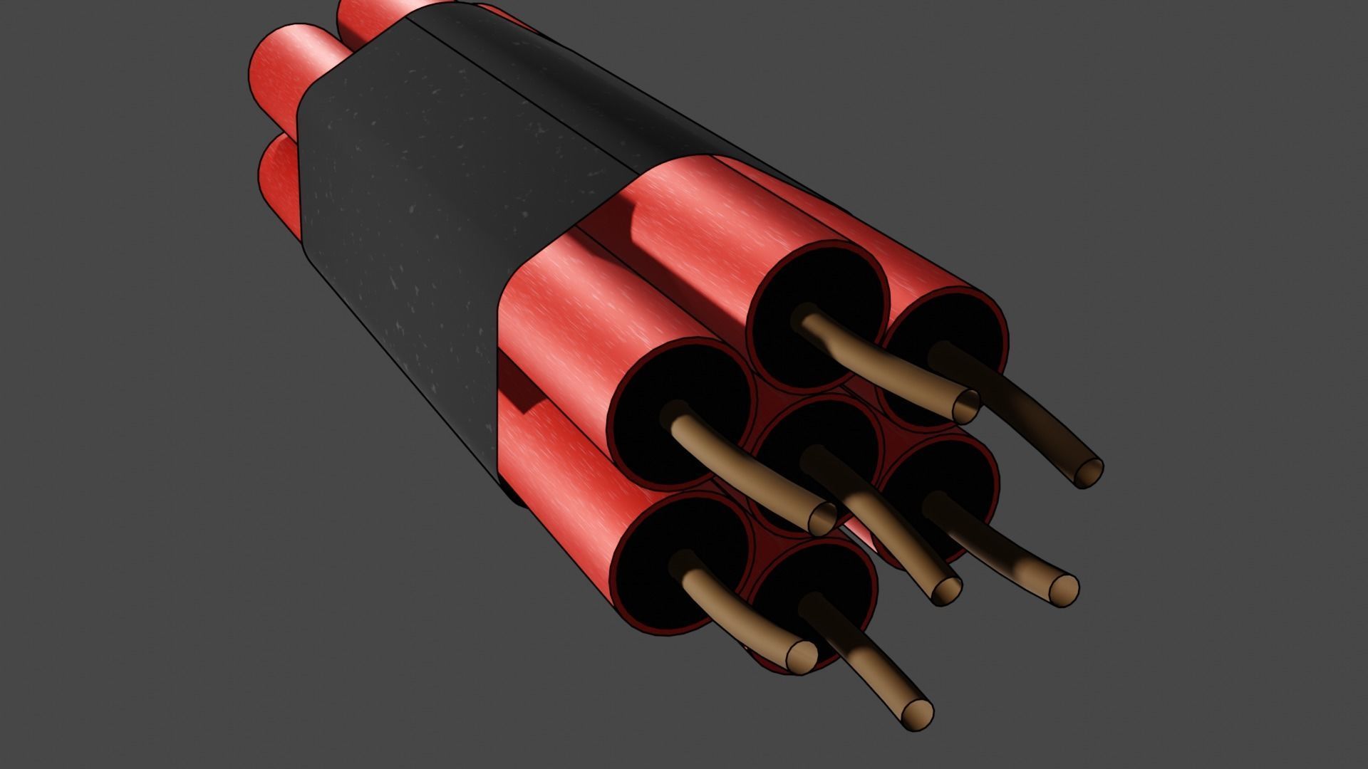 Comic Dynamite 3D model_2