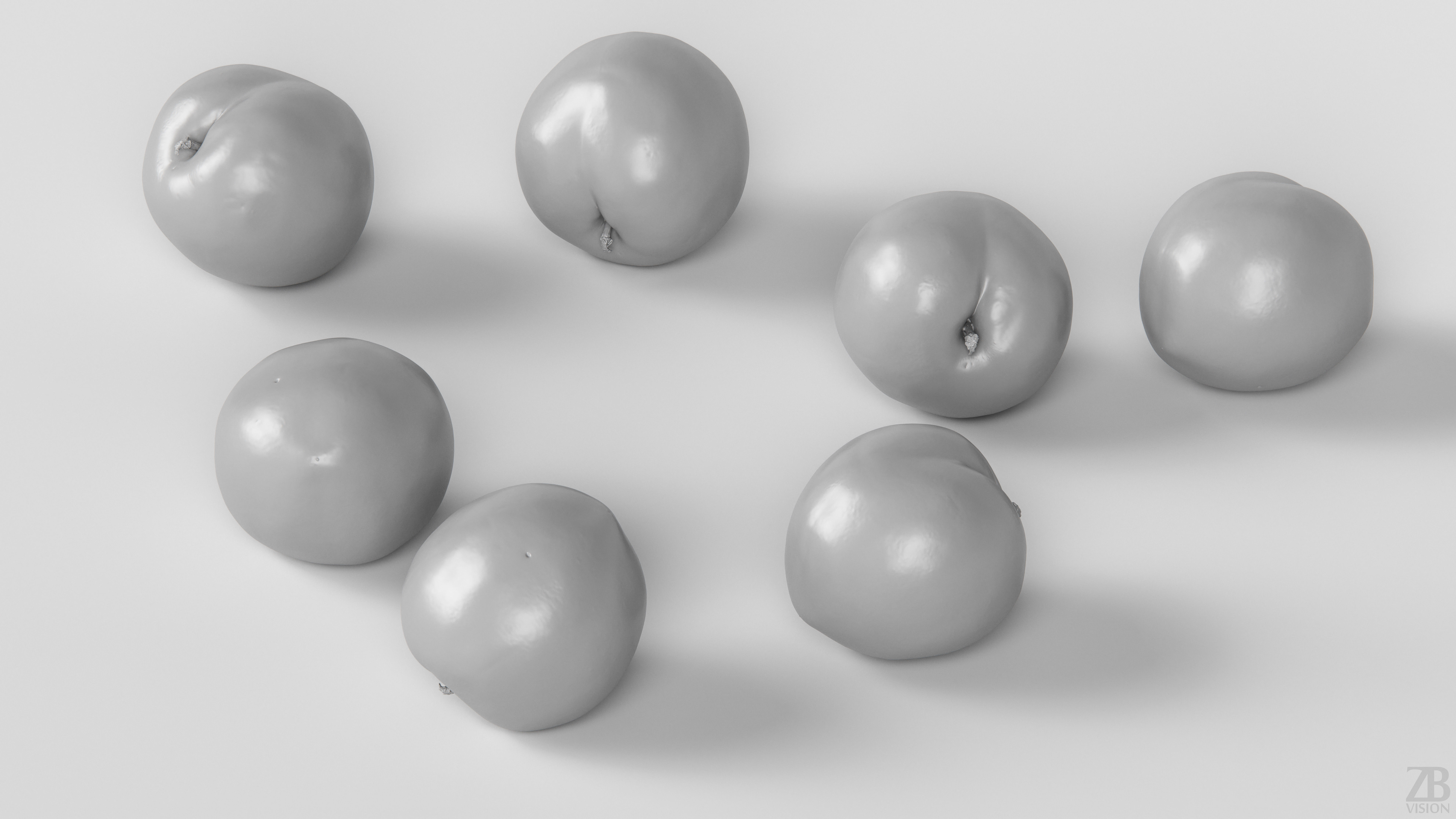 Plum 3D model_2