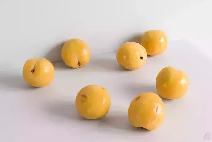 Plum  3D model