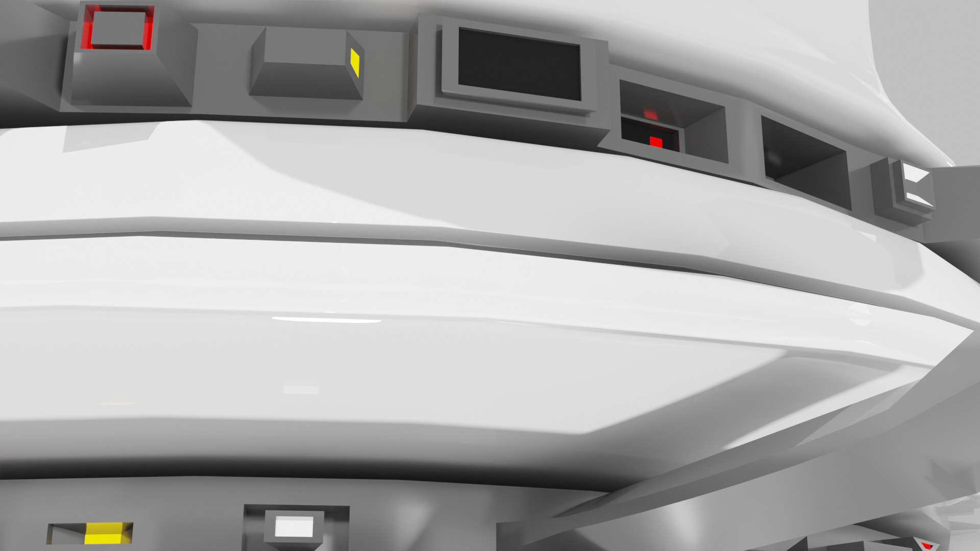 Futuristic Sci-Fi Drone 3D model_8