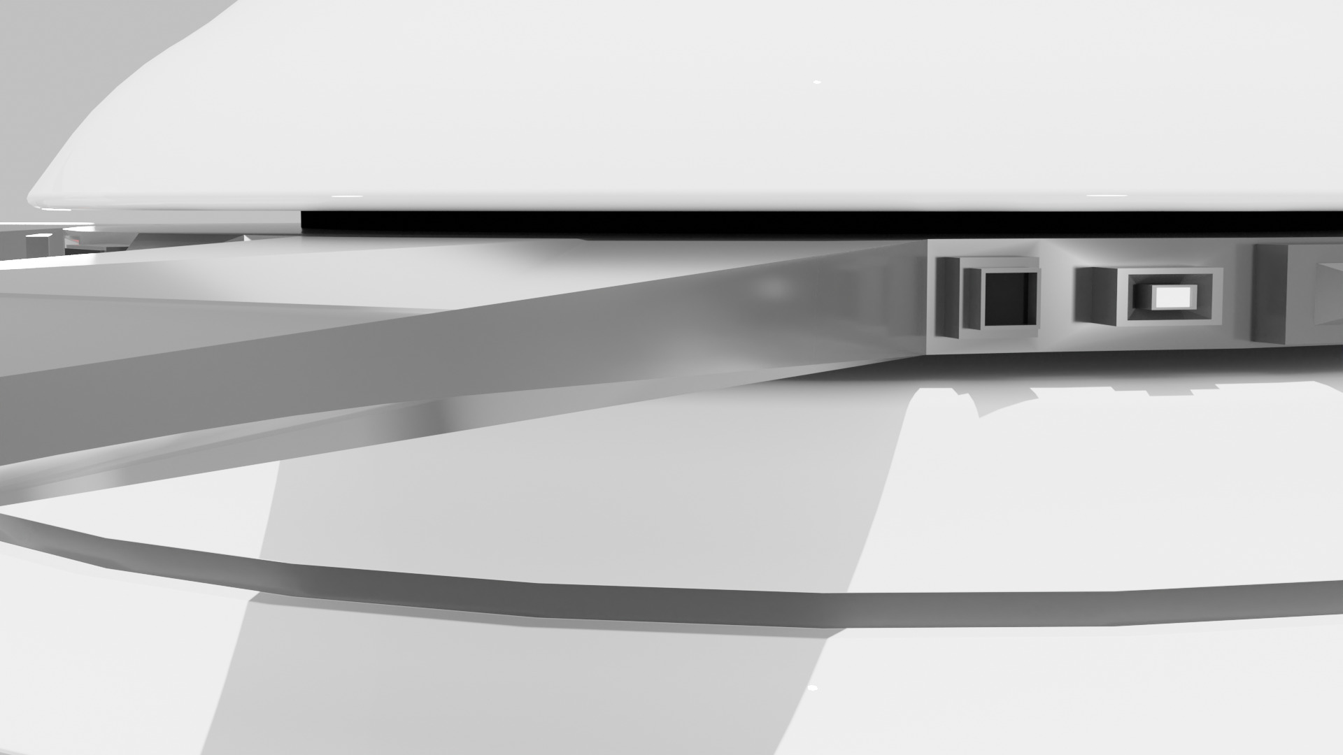 Futuristic Sci-Fi Drone 3D model_7