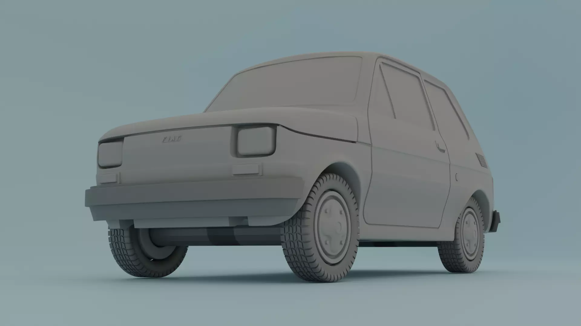 Polski FIAT Free 3D print model_0