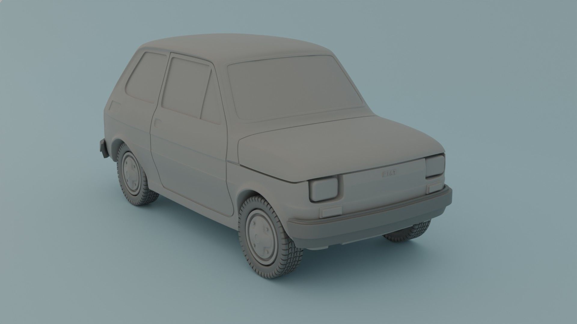 Polski FIAT Free 3D print model_2