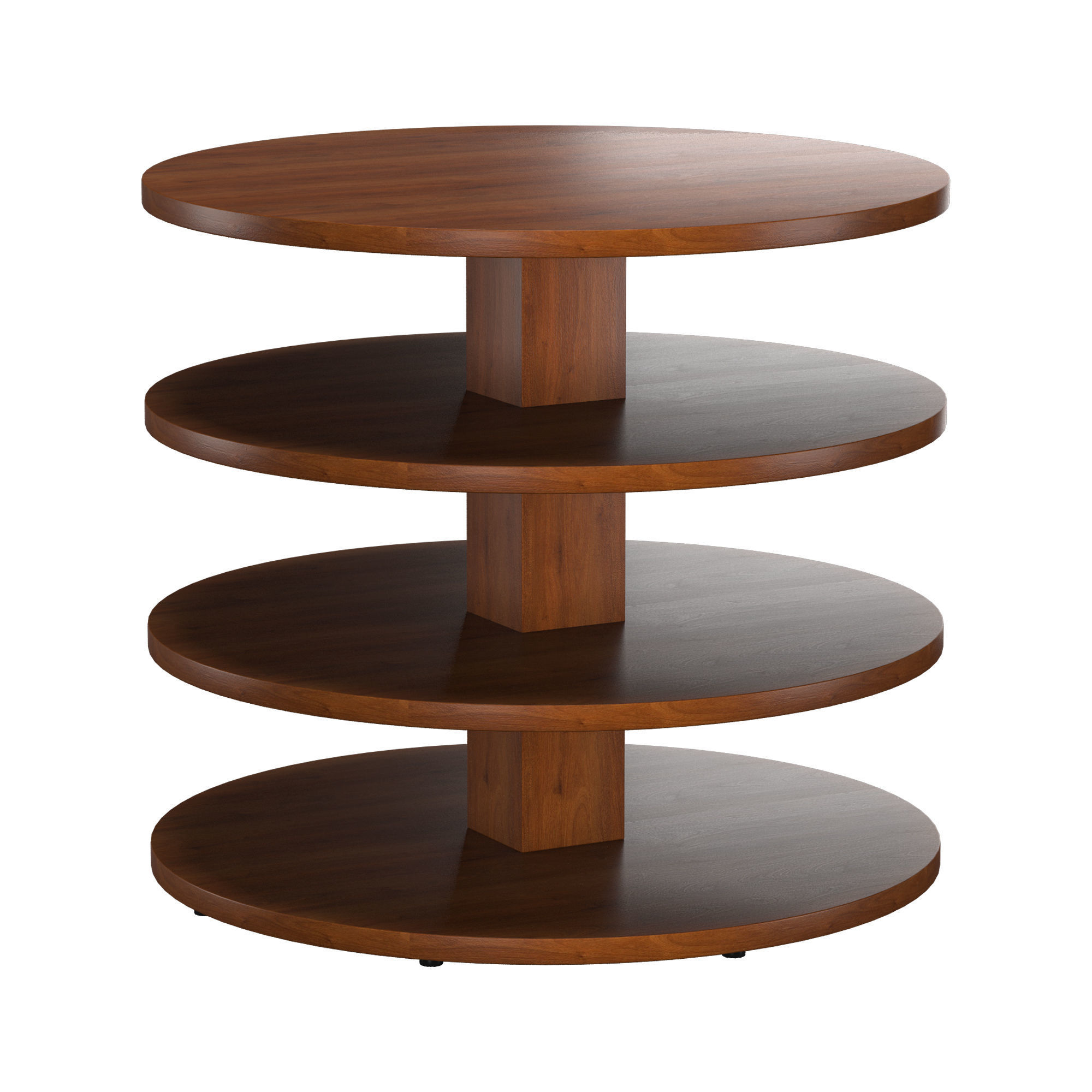Circular Side Table 3D model_2