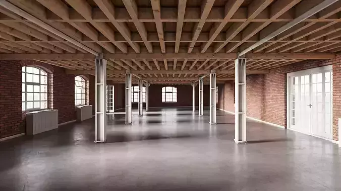 Photorealistic English Brick Interior 3ds Max Corona 9