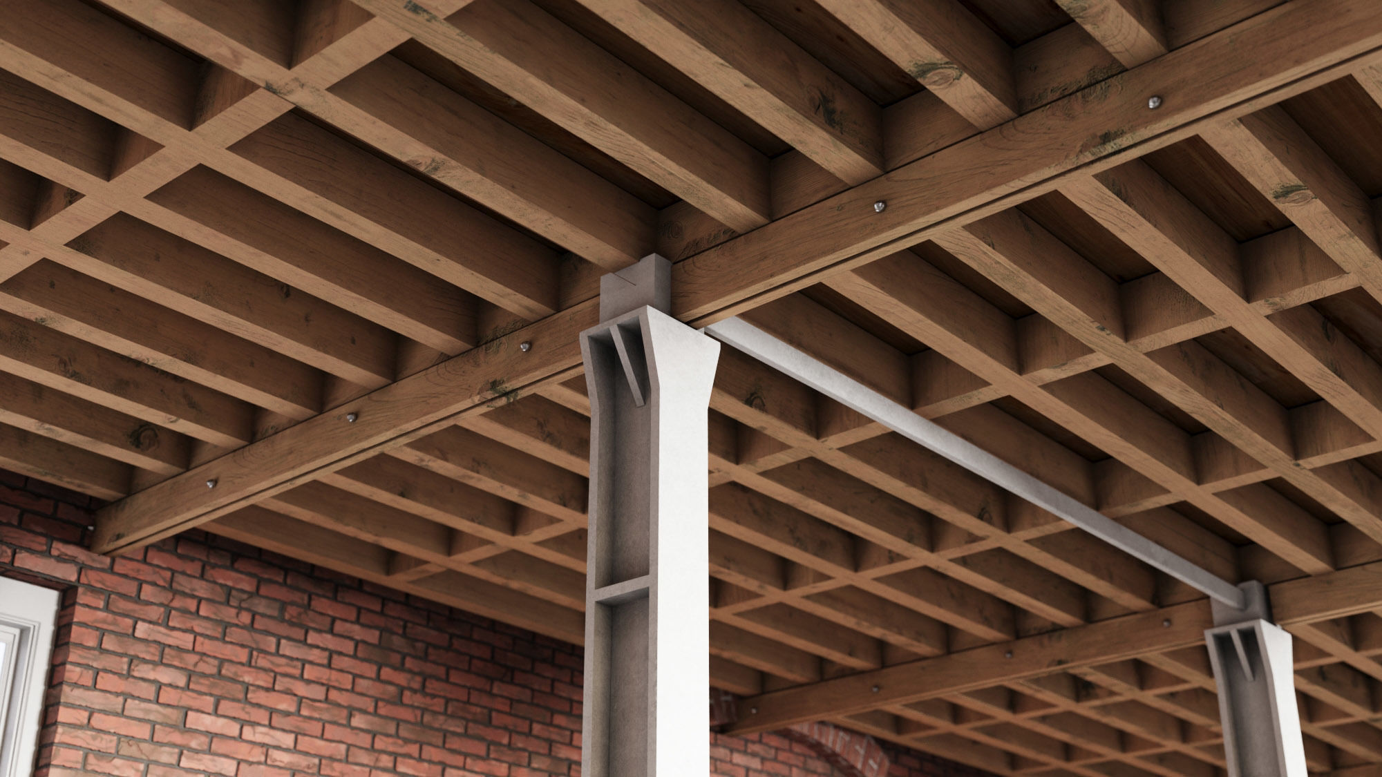 Photorealistic English Brick Interior 3ds Max Corona 9 3D model | CGTrader