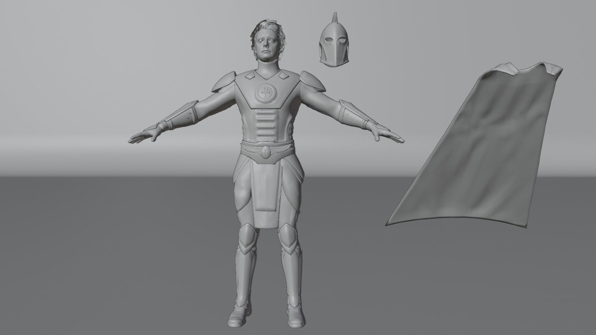 Doctor Fate 3D asset - Rigged - Injustice 3D model_7