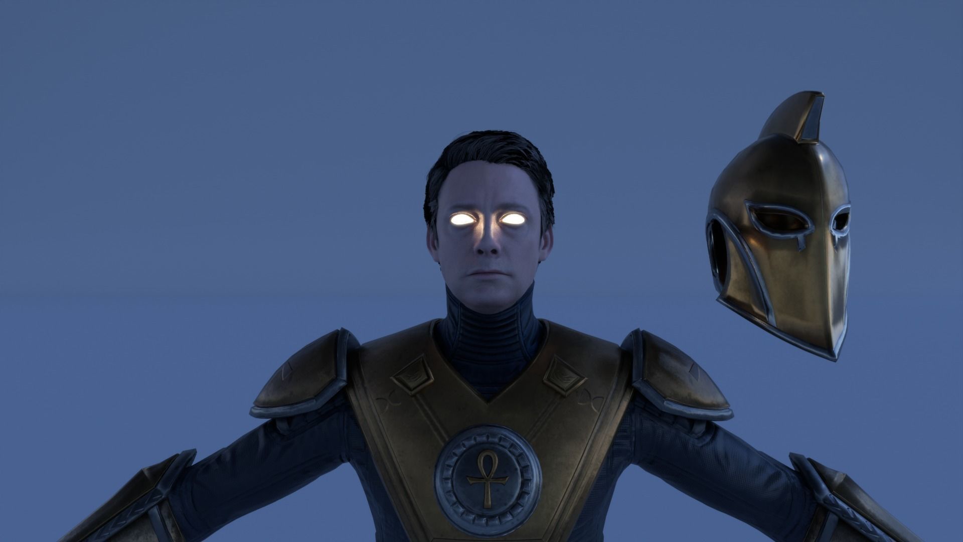 Doctor Fate 3D asset - Rigged - Injustice 3D model_6