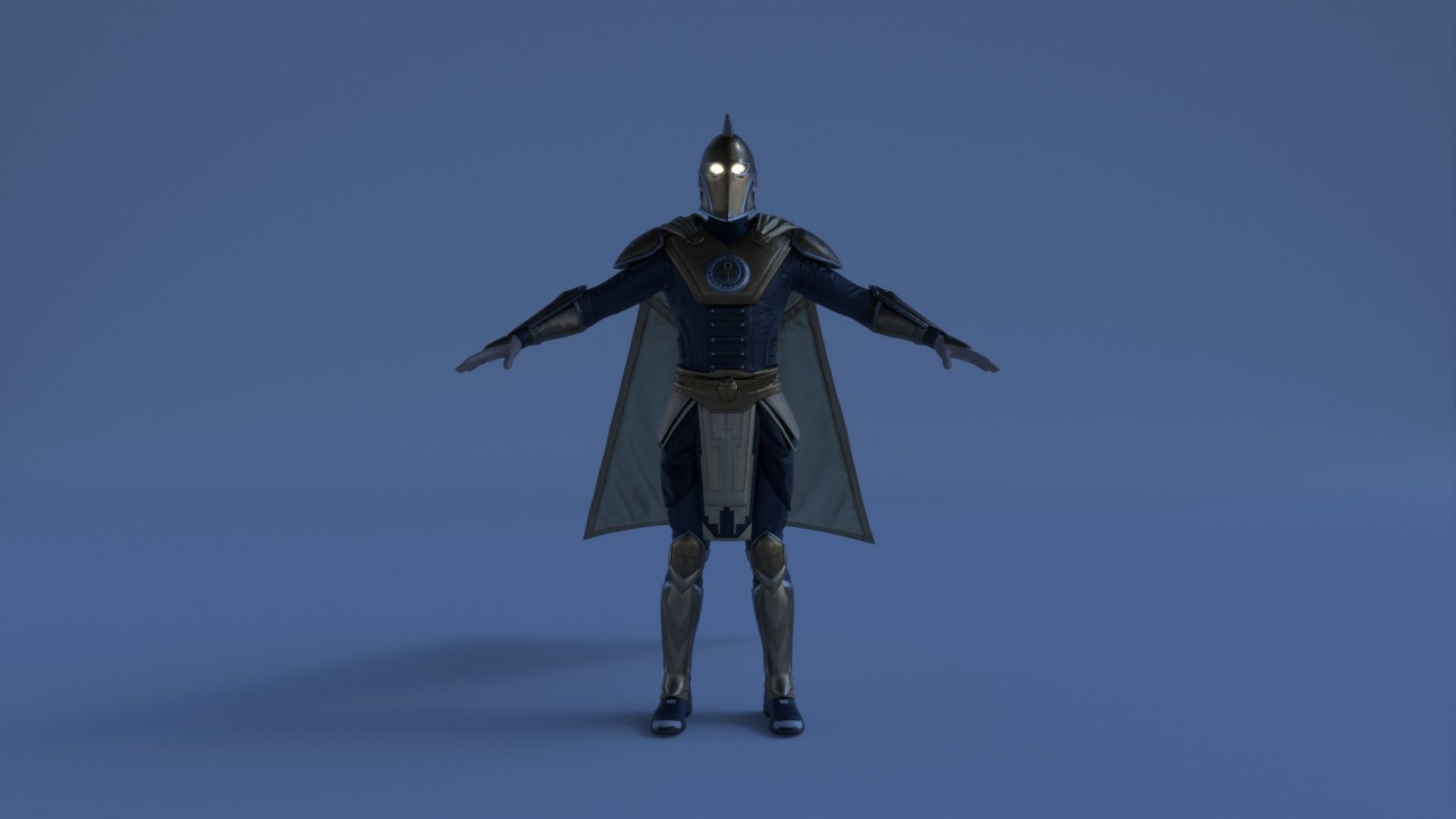 Doctor Fate 3D asset - Rigged - Injustice 3D model_3
