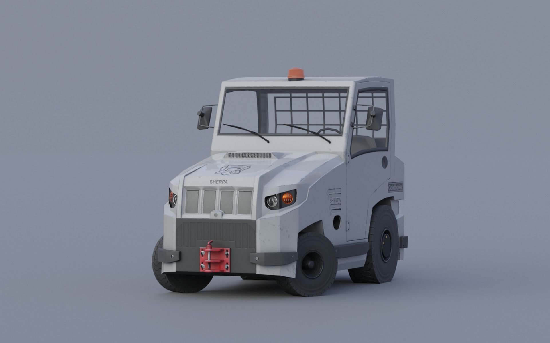 Sherpa D low-poly Low-poly 3D model_1