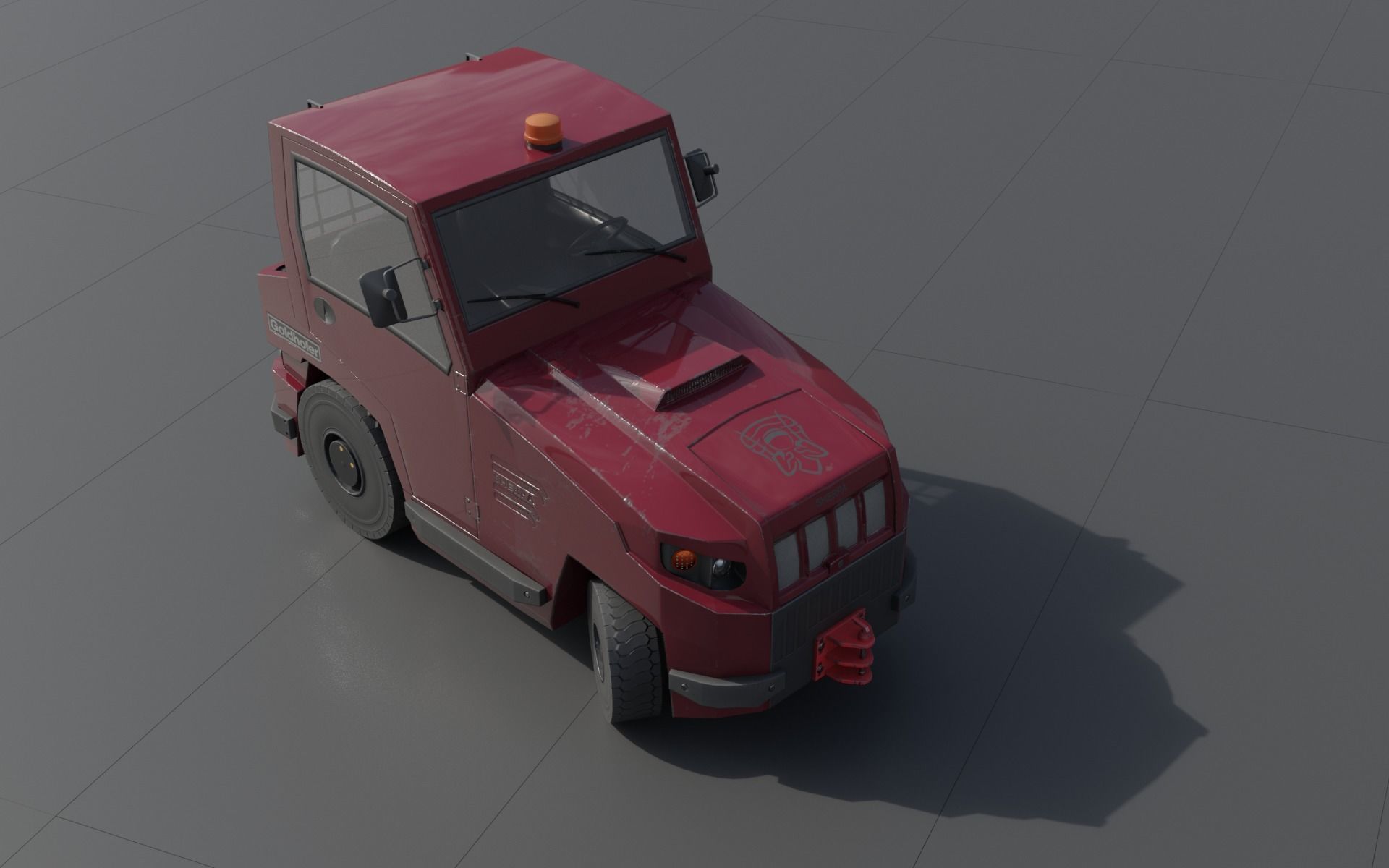 Sherpa D low-poly Low-poly 3D model_6