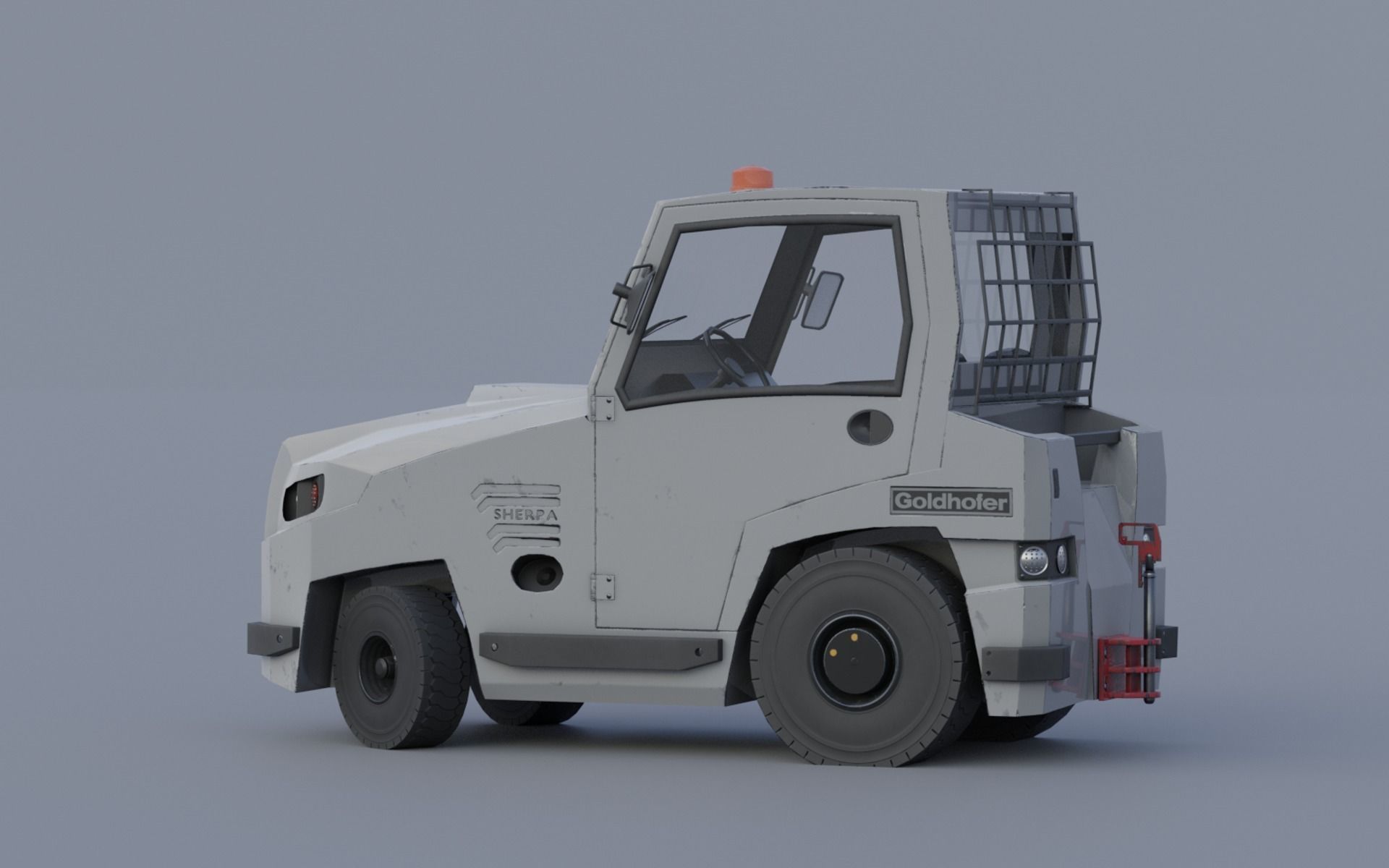 Sherpa D low-poly Low-poly 3D model_3
