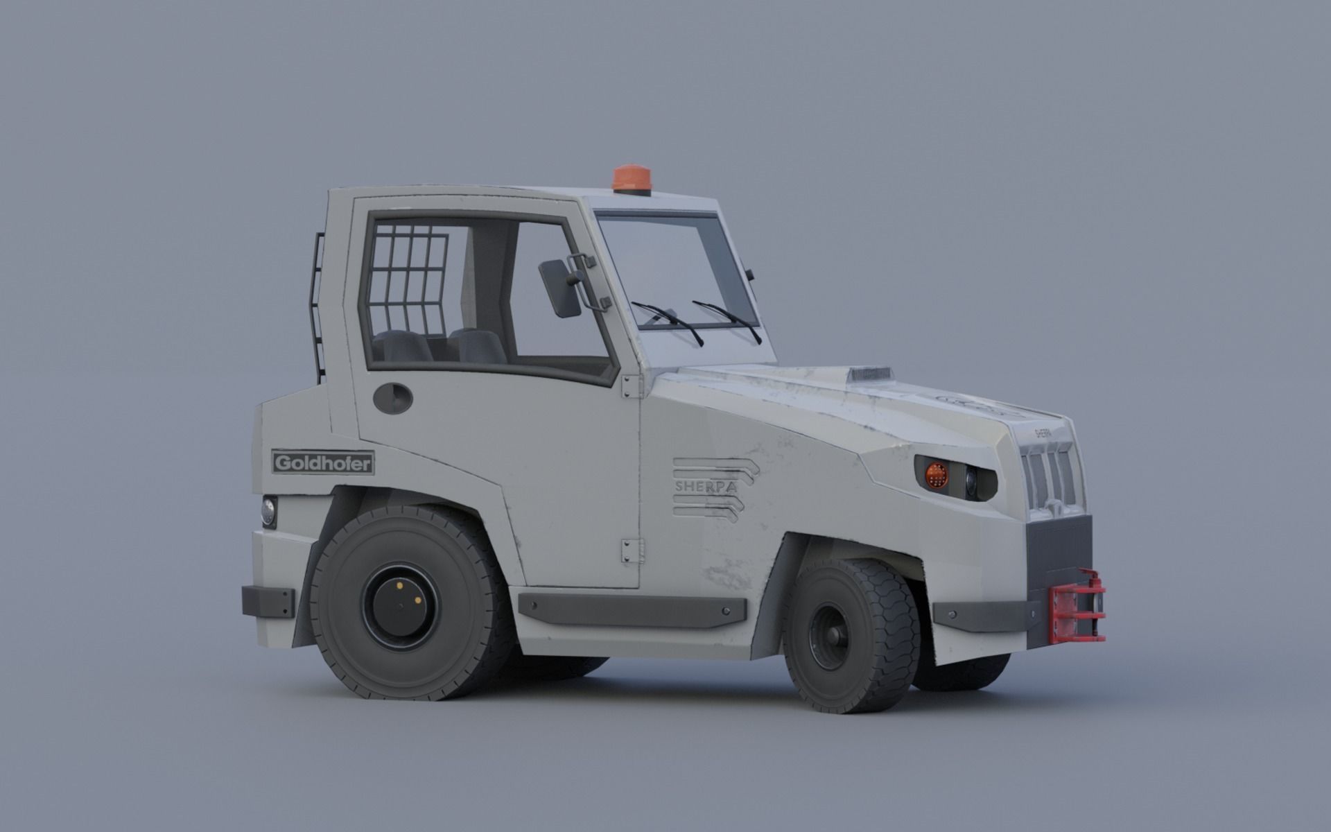 Sherpa D low-poly Low-poly 3D model_4