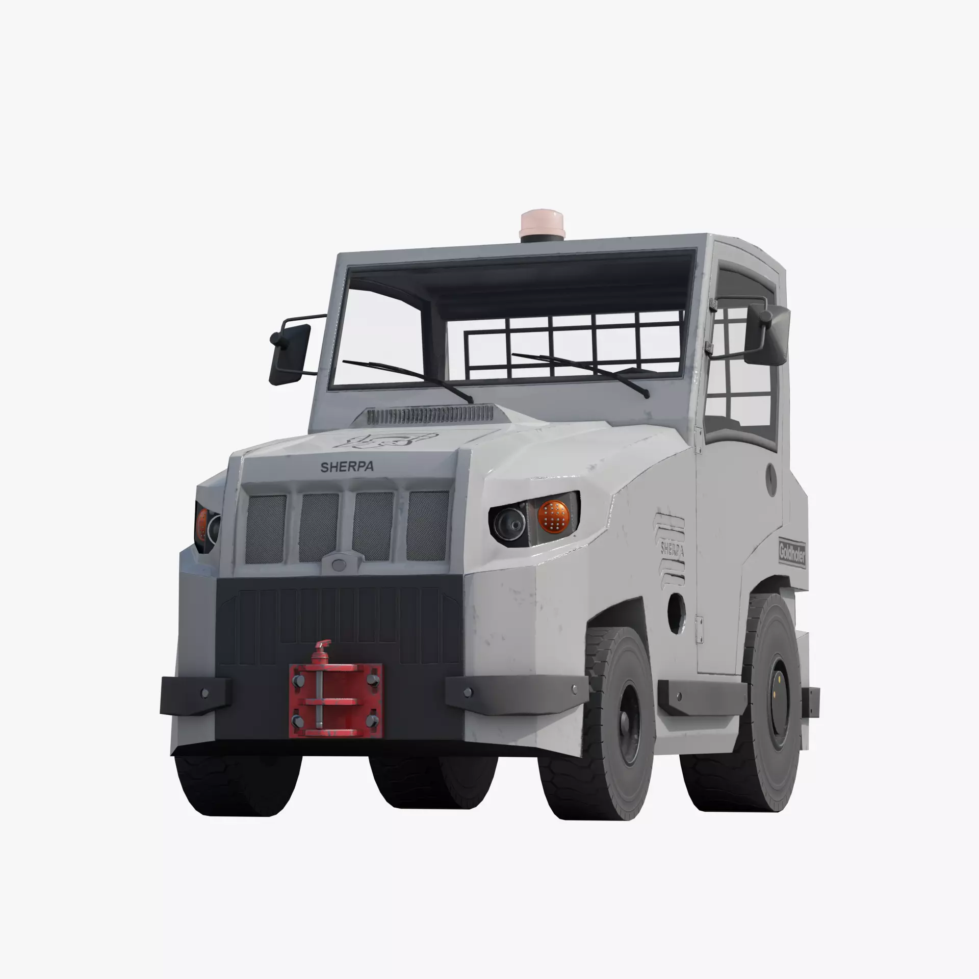 Sherpa D low-poly Low-poly 3D model_0